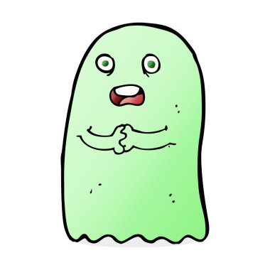 komik karikatür hayalet