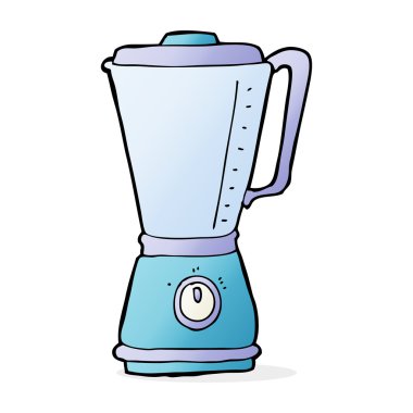 karikatür mutfak blender