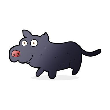 çizgi film mutlu küçük köpek