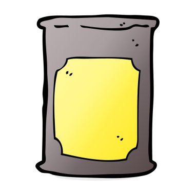 karikatür petrol varil