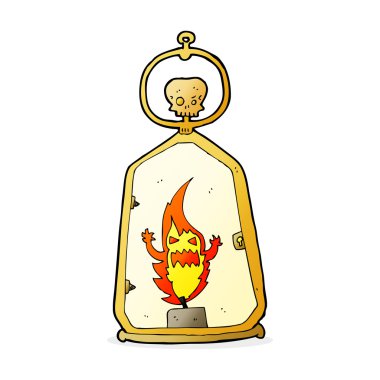 Çizgi Film ürkütücü fener