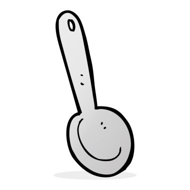 kaşık karikatür çizimi