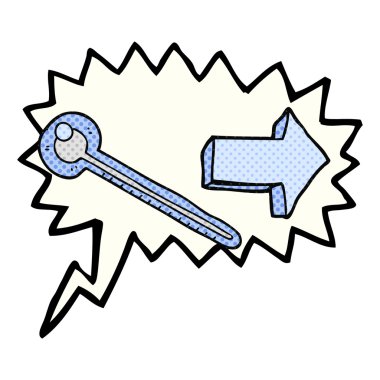 çizgi roman konuşma kabarcık karikatür termometre