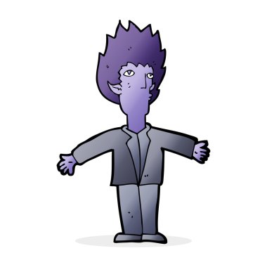 vampir karikatür çizimi