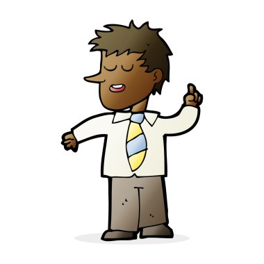 İyi bir fikri olan çizgi film adamı.