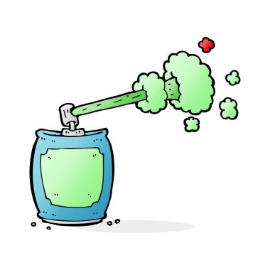 çizgi film sprey sprey kutusu