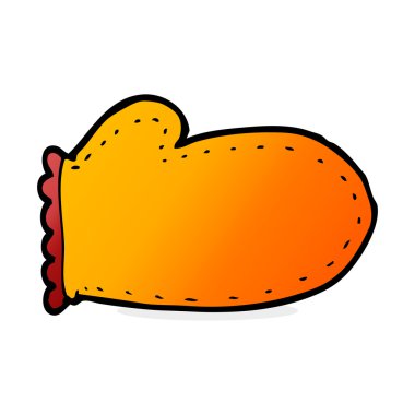 karikatür fırın eldiveni