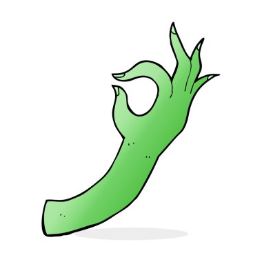 çizgi film el simgesi