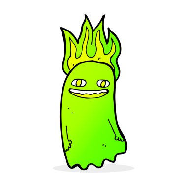 komik karikatür hayalet