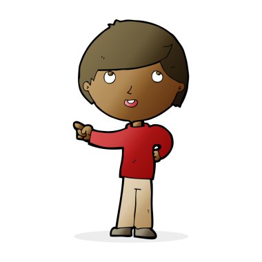 çizgi film çocuk işaret