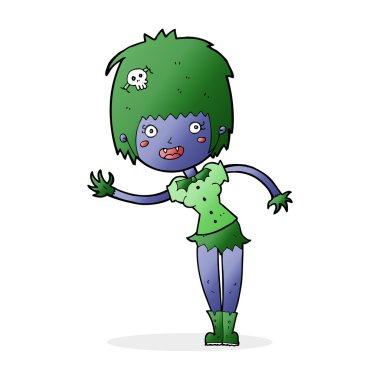 karikatür vampir kız