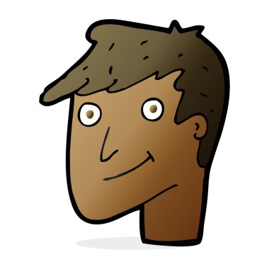 mutlu bir adam çizgi film