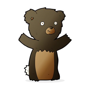 çizgi film siyah ayı yavrusu