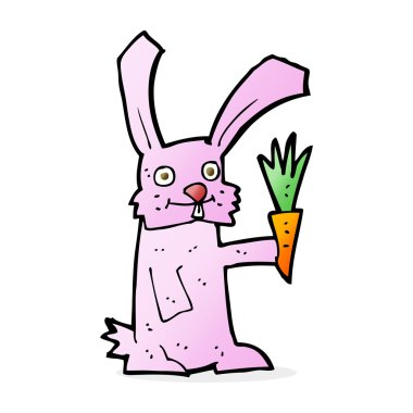 Havuçlu çizgi film tavşanı