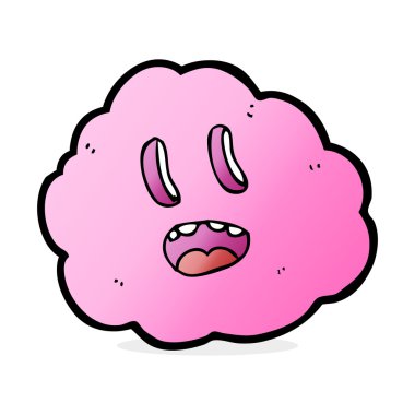 Çizgi Film ürkütücü bulut