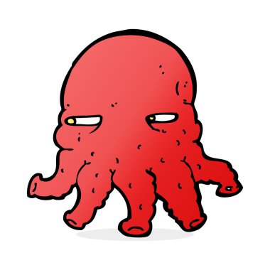 çizgi film uzaylı yüzü