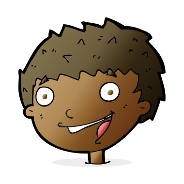 gülen çocuk çizgi film