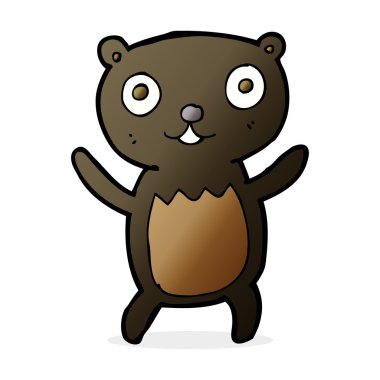 çizgi film siyah ayı yavrusu