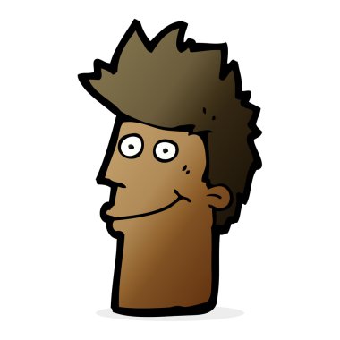 mutlu bir adam çizgi film