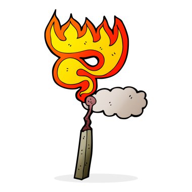 karikatür yanan maç