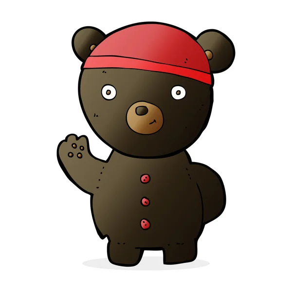 Карикатурный медвежонок — стоковый вектор