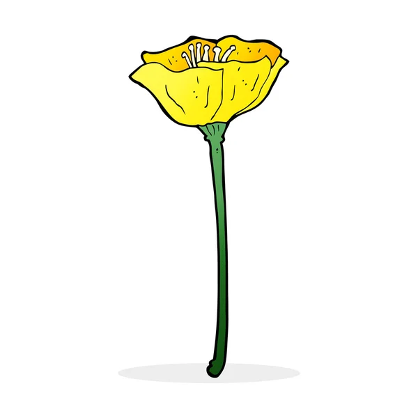Desenho animado ilustração de flor —  Vetores de Stock
