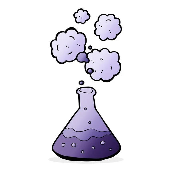 Química de ciencia de dibujos animados — Vector de stock