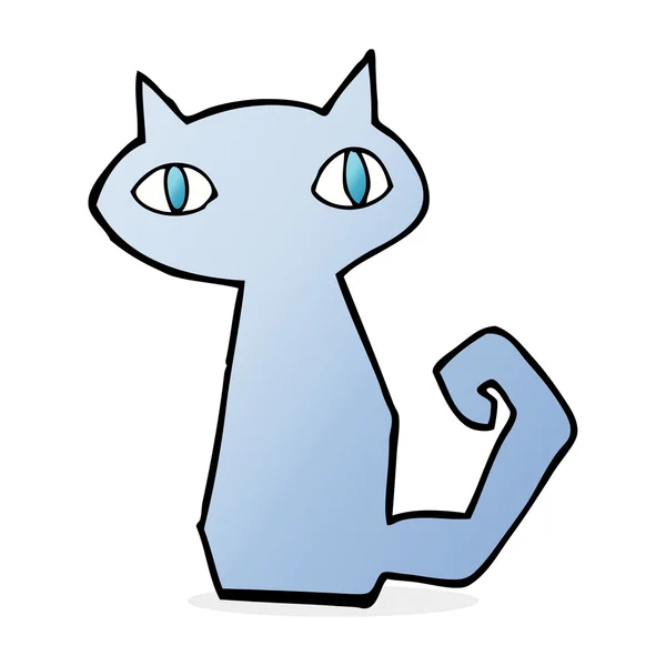 Illustration de bande dessinée de chat — Image vectorielle