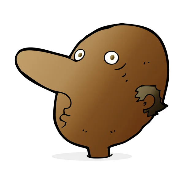 Hombre calvo de dibujos animados — Vector de stock