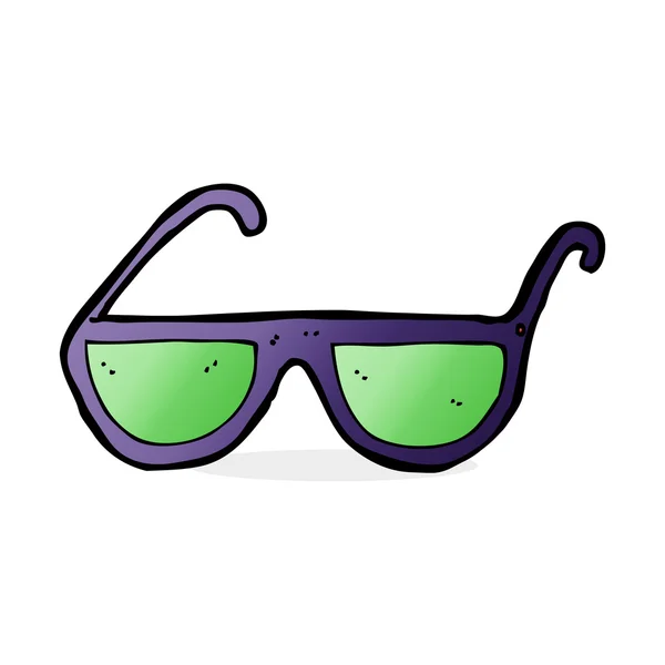 Ilustración de dibujos animados de gafas de sol — Vector de stock