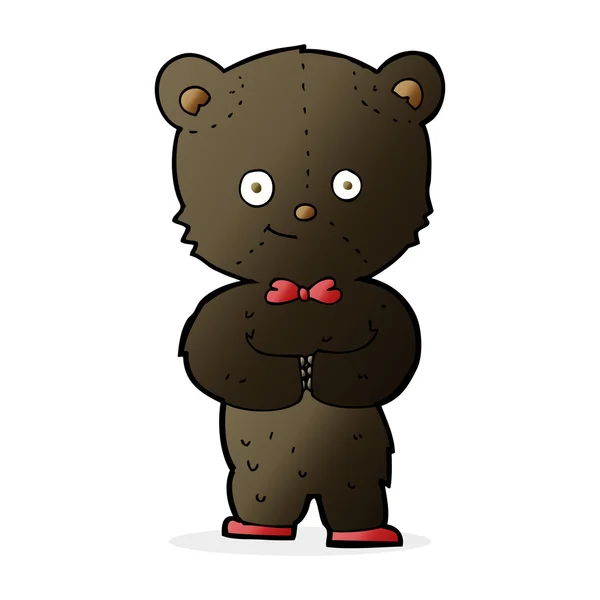 Kreskówka słodkie mały niedźwiedź — Wektor stockowy