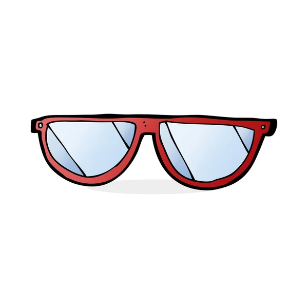 Illustrazione cartone animato di occhiali — Vettoriale Stock