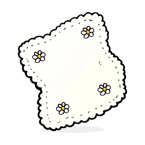 Cartoon illustration of handkerchief — Stock Vector