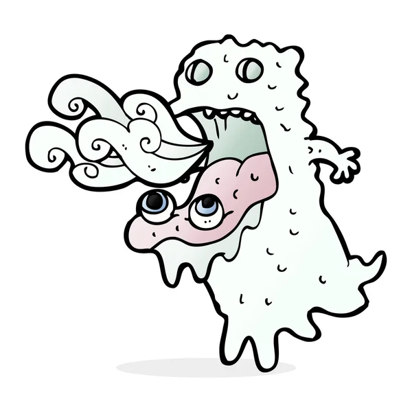 Cartoon brutto ghost — Stock vektor