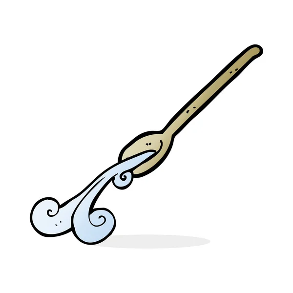 Cartoon wooden spoon — Stock Vector