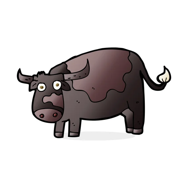 Desenho animado ilustração de vaca — Vetor de Stock