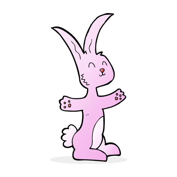 Cartoon illustration of rabbit — Stock Vector