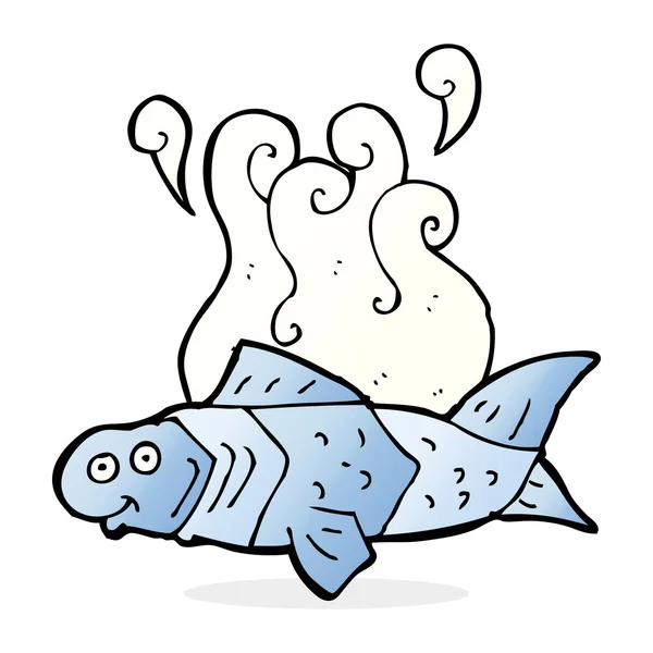 Dibujos animados peces divertidos — Vector de stock