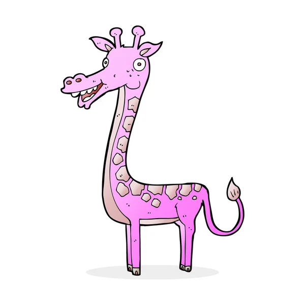 Карикатура на жирафа — стоковый вектор