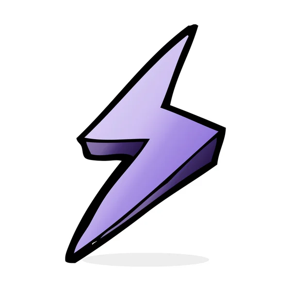 Cartoon-Blitz-Symbol — Stockvektor