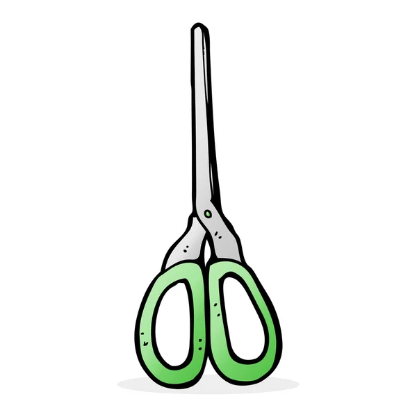 Cartoon illustration of scissors — Stock Vector