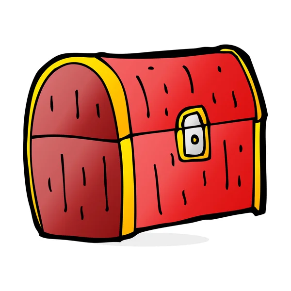 Cartoon treasure chest — Stock Vector