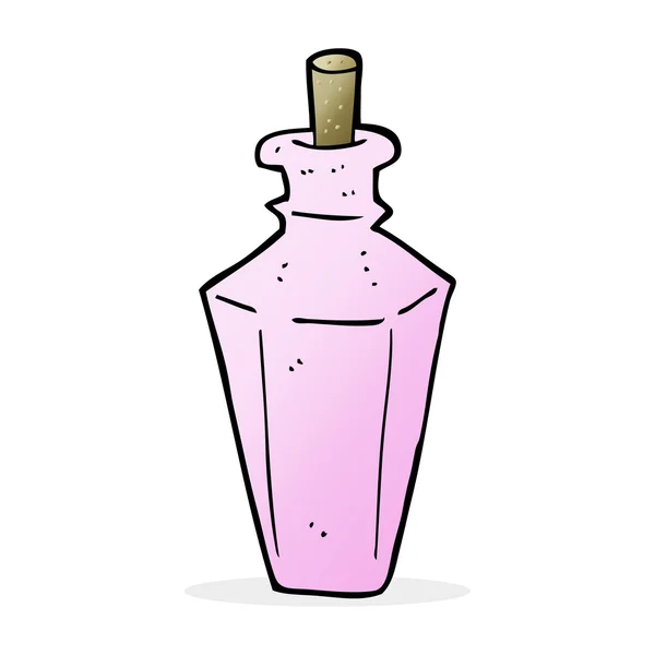 Frasco de perfume de desenhos animados fragrância — Vetor de Stock