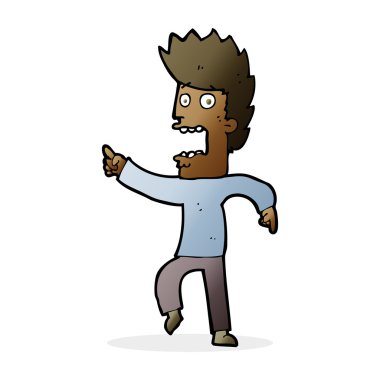 dehşete adam çizgi film