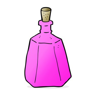 karikatür iksir şişesi