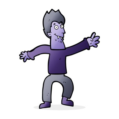 vampir karikatür çizimi