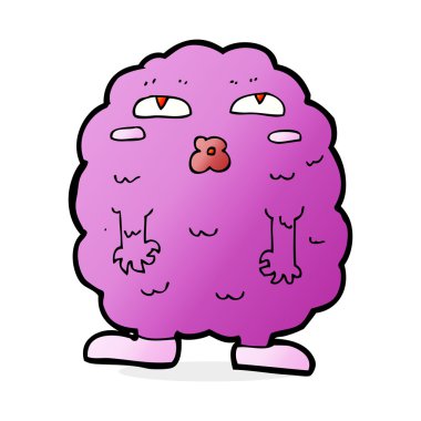 komik karikatür canavar