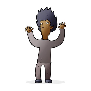 vampir karikatür çizimi