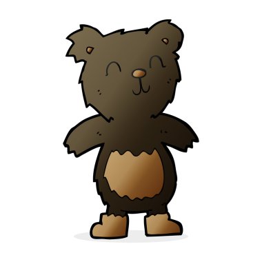 karikatür ayıcık kara ayı