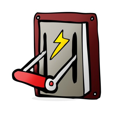 çizgi film endüstriyel makine kolu